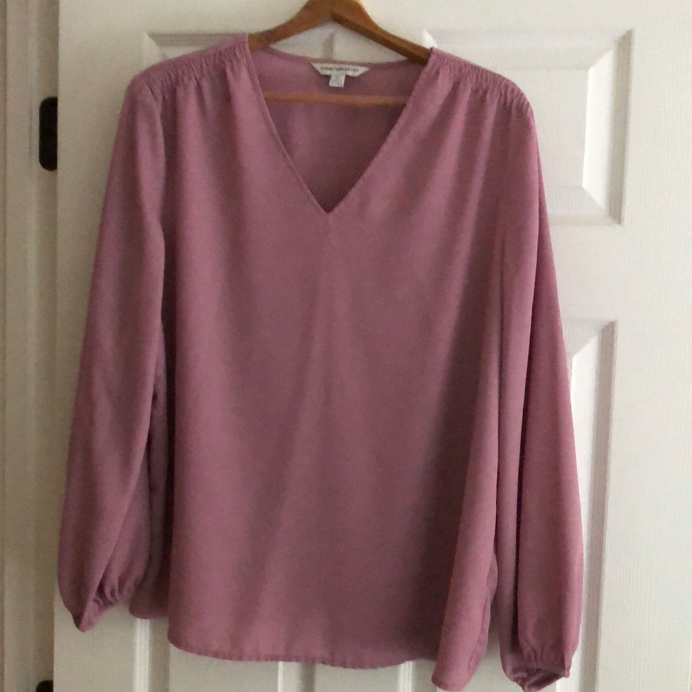 Counterparts long sleeve blouse